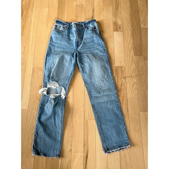 Abercrombie & Fitch Denim - Abercrombie & Fitch 90s Straight Ultra High Rise Jeans